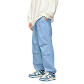 Parachute Elastic Waist Cargo Pants